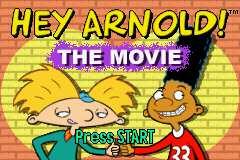 Hey Arnold! The Movie title screen for GameBoy Advance